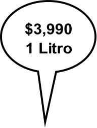 $3,990 1 Litro